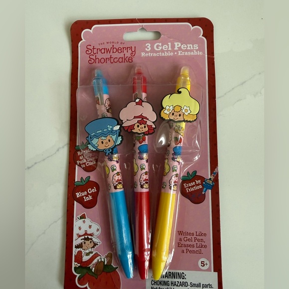 Strawberry Shortcake Other - Strawberry Shortcake Gel pens ❤️🍓